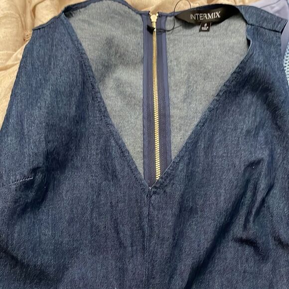 INTERMIX JEAN SIDE TIE DRESS SIZE 8 NWOT RETAIL 298.00 - Picture 8 of 8